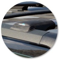 Prorack Silver 2 Bar Aero Rail Bar kit to suit Ford Explorer 5dr SUV (12/2001 - 5/2005)