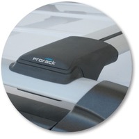 Prorack Silver 2 Bar Aero Rail Bar kit to suit Hyundai Tucson 5dr SUV (8/2004 - 2009)