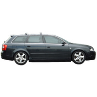 Yakima Black 2 Bar Roof Rack - Audi A4/S4/RS4 Avant 5dr Wagon 1/01 - 1/05 (S53Y)