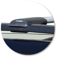 Prorack Silver 2 Bar Aero Rail Bar kit to suit BMW X3 5dr SUV (2004 - 2010)