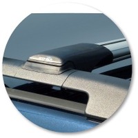 Prorack Silver 2 Bar Aero Rail Bar kit to suit Volvo V70 5dr Wagon (7/1997 - 10/2000)