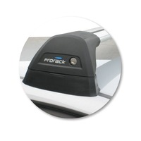 Prorack Silver 2 Bar Aero Flush Bar kit to suit Saab 9-3 4dr Sedan (2003 - Current)