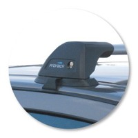 Prorack Silver 2 Bar Aero Flush Bar kit to suit Nissan Qashqai 5dr SUV (2007 - 2013)