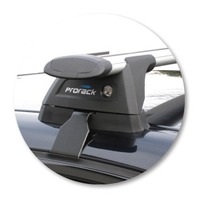 Prorack Black 2 Bar Aero Through Bar kit to suit BMW 5 Series E60 4dr Sedan (2003 - 2009)