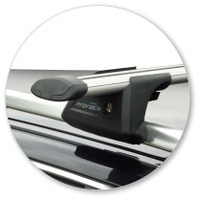 Prorack Silver 2 Bar Aero Through Bar kit to suit Audi A4/S4/RS4 Avant 5dr Wagon (2001 - 2005)