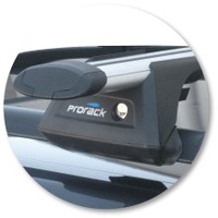 Prorack Black 2 Bar Aero Through Bar kit to suit Skoda Octavia 5dr Wagon (2003 - 2007)