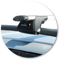 Prorack Black 2 Bar Aero Through Bar kit to suit Volvo V50 5dr Wagon (3/2003 - 2007)