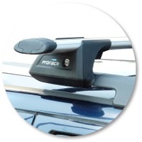 Prorack Silver 2 Bar Aero Through Bar kit to suit Volvo V70 5dr Wagon (7/1997 - 10/2000)