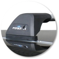 Prorack Silver 2 Bar Aero Flush Bar kit to suit Porsche Cayenne 5dr SUV (2002 - 2010)