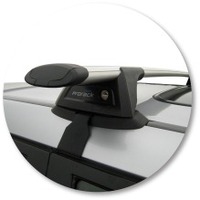 Prorack Black 2 Bar Aero Through Bar kit to suit Honda Odyssey 5dr MPV (6/2004 - 3/2009)