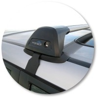 Prorack Silver 2 Bar Aero Flush Bar kit to suit Honda Odyssey 5dr MPV (6/2004 - 3/2009)