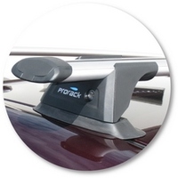 Prorack Black 2 Bar Aero Through Bar kit to suit Mazda 3 5dr Hatch (2004 - 4/2009)