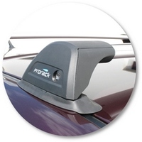 Prorack Silver 2 Bar Aero Flush Bar kit to suit Mazda 3 5dr Hatch (2004 - 4/2009)