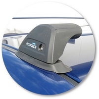 Prorack Silver 2 Bar Aero Flush Bar kit to suit Mazda 6 4dr Sedan (6/2002 - 1/2008)