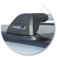 Prorack Silver 2 Bar Aero Flush Bar kit to suit Toyota Caldina 5dr Wagon (2002 - 2007)