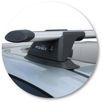 Prorack Silver 2 Bar Aero Through Bar kit to suit Mazda 6 5dr Hatch (2002 - 1/2008)