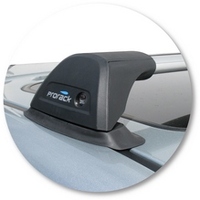 Prorack Silver 2 Bar Aero Flush Bar kit to suit Mazda 6 5dr Hatch (2002 - 1/2008)