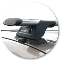 Prorack Silver 2 Bar Aero Through Bar kit to suit Nissan Pulsar Euro 5dr Hatch (6/2001 - 3/2006)