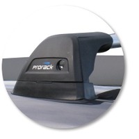 Prorack Silver 2 Bar Aero Flush Bar kit to suit Subaru Legacy 5dr Wagon (9/2009 - 2013)