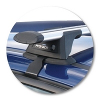 Prorack Silver 2 Bar Aero Through Bar kit to suit Ford Falcon FG 4dr Sedan (5/2008 - 2014)