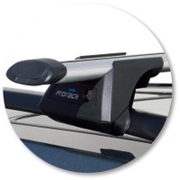 Prorack Silver 2 Bar Aero Through Bar kit to suit Subaru Outback 5dr Wagon (1998 - 2004)