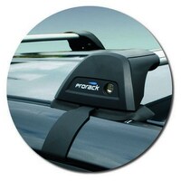 Prorack Silver 2 Bar Aero Flush Bar kit to suit Toyota Rav4 5dr SUV (2/2006 - 2012)