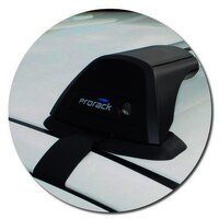 Prorack Silver 2 Bar Aero Flush Bar kit to suit Toyota Yaris 4dr Sedan (8/2005 - 2011)