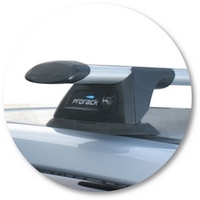 Prorack Silver 2 Bar Aero Through Bar kit to suit Mitsubishi Grandis 5dr MPV (9/2004 - 2011)