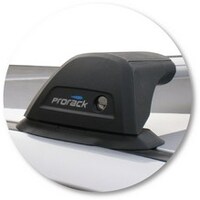 Prorack Silver 2 Bar Aero Flush Bar kit to suit Mitsubishi Lancer 5dr Wagon (8/2003 - 8/2007)