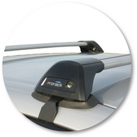 Prorack Silver 2 Bar Aero Flush Bar kit to suit Toyota Corolla 4dr Sedan (5/2007 - 2013)