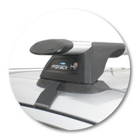 Prorack Silver 2 Bar Aero Through Bar kit to suit Mazda Demio 5dr Hatch (12/2002 - 8/2007)