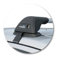 Prorack Silver 2 Bar Aero Flush Bar kit to suit Mazda 2 5dr Hatch (12/2002 - 8/2007)