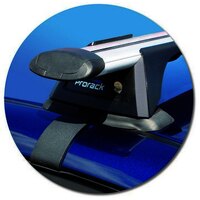 Prorack Silver 2 Bar Aero Through Bar kit to suit Toyota Corolla 5dr Hatch (11/2001 - 4/2007)