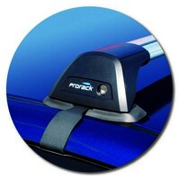 Prorack Silver 2 Bar Aero Flush Bar kit to suit Toyota Corolla 5dr Hatch (11/2001 - 4/2007)