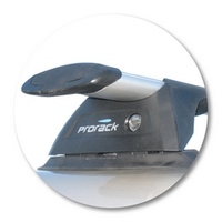 Prorack Silver 2 Bar Aero Through Bar kit to suit Toyota Rav4 5dr SUV (12/1994 - 5/2000)