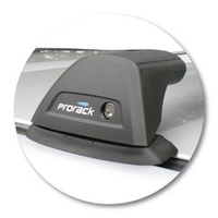 Prorack Silver 2 Bar Aero Flush Bar kit to suit Toyota Rav4 5dr SUV (12/1994 - 5/2000)