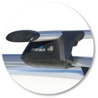 Prorack Black 2 Bar Aero Through Bar kit to suit Volkswagen Touareg 5dr SUV (2010 - 2014)