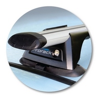 Prorack Silver 2 Bar Aero Through Bar kit to suit Suzuki Swift 5dr Hatch (2005 - 1/2011)