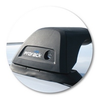 Prorack Silver 2 Bar Aero Flush Bar kit to suit Toyota Rav4 3dr SUV (6/2000 - 1/2006)