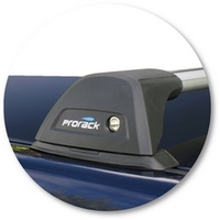 Prorack Silver 2 Bar Aero Flush Bar kit to suit Toyota Land Cruiser Prado 120 Series 5dr SUV (3/2003 - 11/2009)