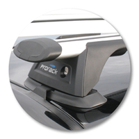Prorack Silver 2 Bar Aero Through Bar kit to suit Volkswagen Golf Mk4 5dr Hatch (11/1998 - 8/2004)