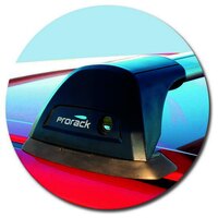 Prorack Silver 2 Bar Aero Flush Bar kit to suit Suzuki SX4 5dr Hatch (3/2007 - 2013)