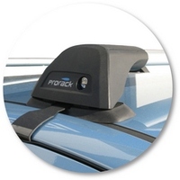 Prorack Silver 2 Bar Aero Flush Bar kit to suit Hyundai Getz 5dr Hatch (10/2002 - 2010)