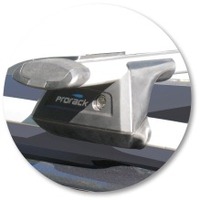 Prorack Black 2 Bar Aero Through Bar kit to suit Skoda Octavia Scout 5dr Wagon (2007 - 2013)