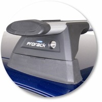 Prorack Black 2 Bar Aero Through Bar kit to suit BMW 3 Series E90 4dr Sedan (2005 - 2012)