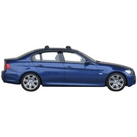 Yakima Black 2 Bar Roof Rack - BMW 3 Series E90 4dr Sedan 1/05 - 1/12 (S16Y &amp; K380)
