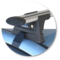 Prorack Silver 2 Bar Aero Through Bar kit to suit Hyundai Accent 4dr Sedan (5/2006 - 2011)