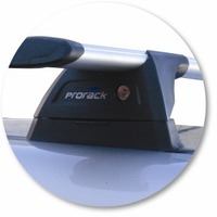 Prorack Silver 3 Bar Aero Through Bar kit to suit Mitsubishi Pajero LWB NM/NP 5dr SUV (5/2000 - 10/2006)