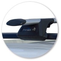 Prorack Black 2 Bar Aero Through Bar kit to suit BMW X5 E70 5dr SUV (2007 - 7/2013)