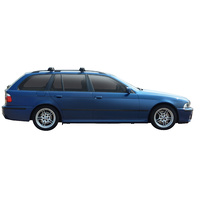 Yakima Silver 2 Bar Roof Rack - BMW 5 Series E39 Touring 5dr Wagon 1/97 - 1/03 (S15Y &amp; K328)